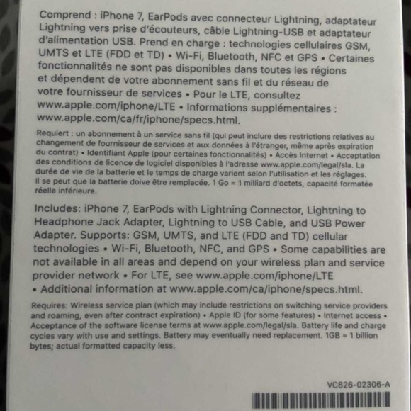 Gently Used IPhone 7 - Picture 4 of 5